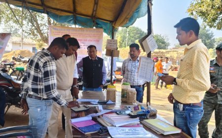 जिला पंचायत सीईओ ने नगरी क्षेत्र के धान खरीदी केंद्रों का किया निरीक्षण, किसानों की सुविधाओं पर दिया जोर