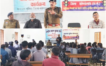 राष्ट्रीय सड़क सुरक्षा माह 2026: माकड़ी में यातायात जागरूकता कार्यक्रम आयोजित, छात्रों को नियमों की दी जानकारी