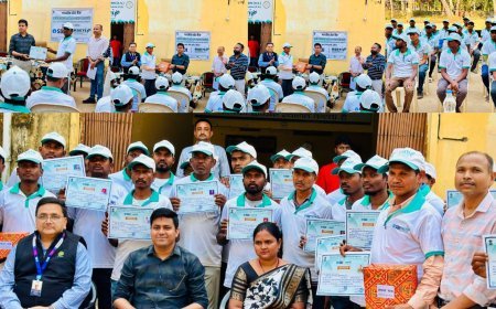 सुकमा में ‘प्रोजेक्ट उन्नति’ के तहत 30 दिवसीय राजमिस्त्री प्रशिक्षण का समापन, 30 युवाओं को मिला प्रमाण पत्र