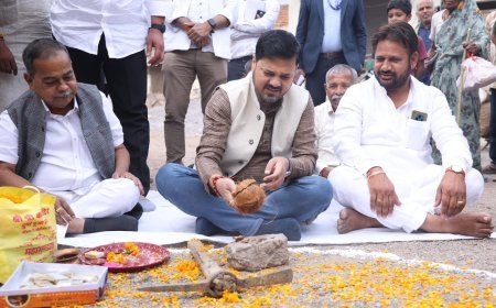 आमासिवनी में ₹1 करोड़ से अधिक के विकास कार्यों का भूमिपूजन, विधायक अनुज शर्मा ने कहा— शिक्षा और सांस्कृतिक धरोहर प्राथमिकता