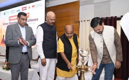 शहरी आपदा जोखिम पर विधायक पुरंदर मिश्रा ने सुरक्षा और तैयारी पर जोर दिया