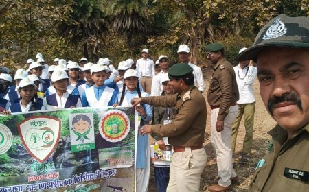 छपारा में अनुभूति कार्यक्रम: छात्रों ने बढ़-चढ़कर भाग लिया, जंगल संरक्षण का संदेश फैलाया