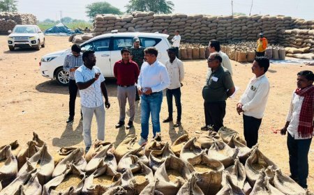 कलेक्टर गोपाल वर्मा ने दशरंगपुर धान खरीदी केन्द्र का निरीक्षण किया, जिले के सभी पात्र किसानों का धान खरीदा जाएगा