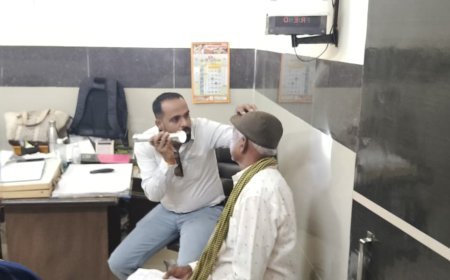 कवर्धा जिला अस्पताल में वरिष्ठ नागरिकों के लिए मोतियाबिंद जांच शिविर आयोजित