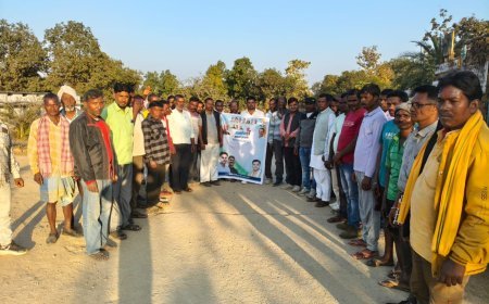 मनरेगा बचाओ संग्राम: तातापानी मंडल में कांग्रेस का आंदोलन, मजदूरों ने रोजगार अधिकार की लड़ाई का लिया संकल्प