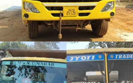 दंतेवाड़ा पुलिस की बड़ी कार्यवाही: अवैध गिट्टी परिवहन करते तीन हाइवा वाहन पकड़े, 80 हजार से अधिक का जुर्माना