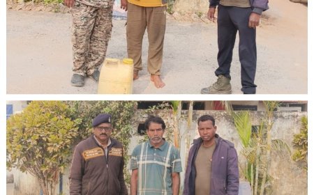 धमतरी पुलिस की बड़ी कार्रवाई: अवैध महुआ शराब बेचते दो आरोपी गिरफ्तार, 16 लीटर शराब जप्त