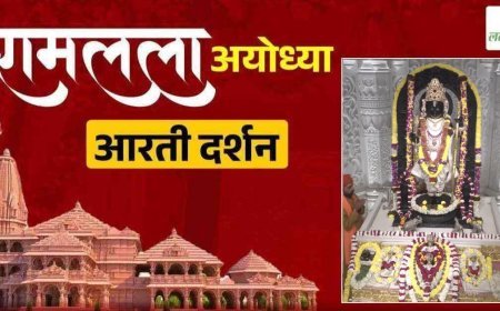 अयोध्या: प्रभु श्री रामलला का अलौकिक श्रृंगार, 77वें गणतंत्र दिवस पर दर्शन कर निहाल हुए भक्त