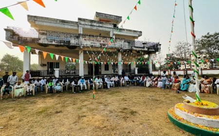 राजीव भवन सुकमा में कांग्रेस ने धूमधाम से मनाया 77वां गणतंत्र दिवस, संविधान रक्षा का लिया संकल्प