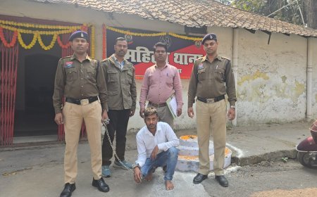 चाकू दिखाकर स्कूल छात्रा का अपहरण व छेड़छाड़, रायगढ़ पुलिस की त्वरित कार्रवाई में आरोपी गिरफ्तार