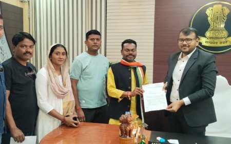 पेसा कानून के तहत शेष तेंदूपत्ता खरीदी का अधिकार पंचायतों को देने की मांग, कवासी हरीश लखमा ने मुख्यमंत्री के नाम सौंपा ज्ञापन