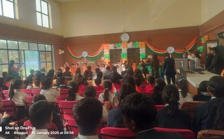 टैगोर ग्रुप ऑफ इंस्टीट्यूट सकरी–बिलासपुर में गणतंत्र दिवस समारोह भव्य एवं गरिमामयी रूप से सम्पन्न