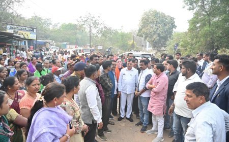 मंत्री लखनलाल देवांगन का ऑन द स्पॉट एक्शन, एचटीपीपी कॉलोनी–रामनगर स्याहीमुड़ी मार्ग तत्काल खुलवाया