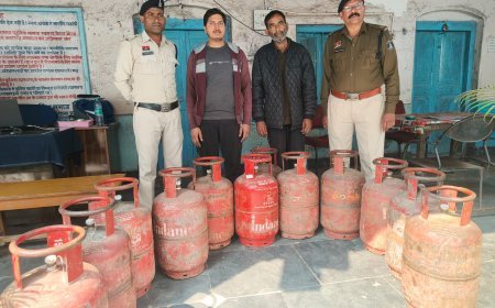 आरंग पुलिस की बड़ी कार्रवाई: गैस सिलेंडर चोर गिरफ्तार, 24 घंटे में सुलझा मामला