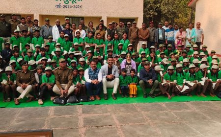 कान्हा नेशनल पार्क के मुक्की जोन में पहुँचीं फिल्म स्टार अदा शर्मा, ‘अनुभूति कार्यक्रम’ में बच्चों से की प्रेरणादायक बातचीत