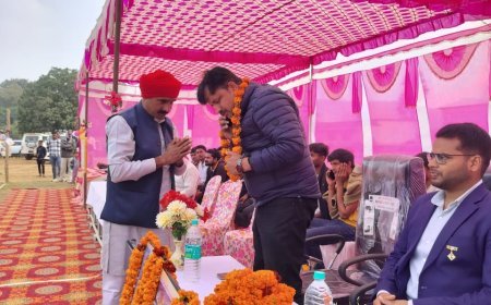 केकराव में तीन दिवसीय वॉलीबाल प्रतियोगिता का भव्य शुभारंभ, खेल प्रतिभाओं को मिला मंच