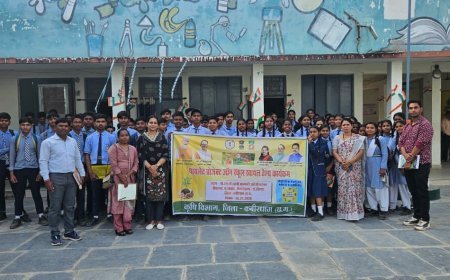 पीएम श्री स्वामी आत्मानंद स्कूल पिपरिया व सहसपुर लोहारा में पायलट प्रोजेक्ट ऑन स्कूल सॉयल हेल्थ कार्यक्रम संपन्न