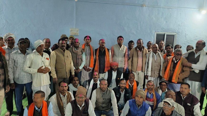 जिला सुरेठी कुर्मी (वर्मा) समाज के अध्यक्ष चुने गए भगवती वर्मा, सर्वसम्मति से हुआ चयन