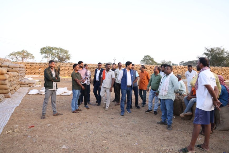 विधायक अनुज शर्मा ने बंगोली धान खरीदी केंद्र का किया औचक निरीक्षण, सुरक्षा व रखरखाव को लेकर दिए सख्त निर्देश