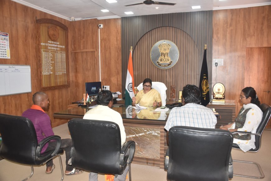 जनदर्शन में कलेक्टर नम्रता जैन ने सुनी आमजनों की समस्याएं, त्वरित निराकरण के दिए निर्देश