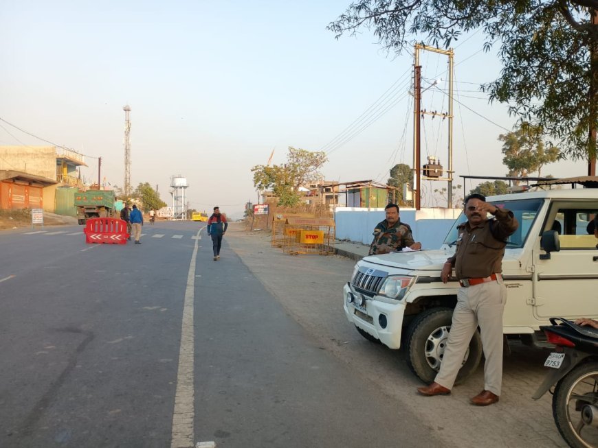 नियम तोड़ने वालों की अब खैर नहीं: चौकी प्रभारी शेष नारायण ने खुद संभाली कमान, चला सघन वाहन चेकिंग अभियान