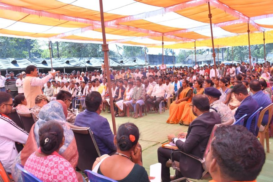 हिंसा नहीं, विकास बनेगा सुकमा की नई पहचान: अतिसंवेदनशील जगरगुंडा पहुंचे उपमुख्यमंत्री विजय शर्मा