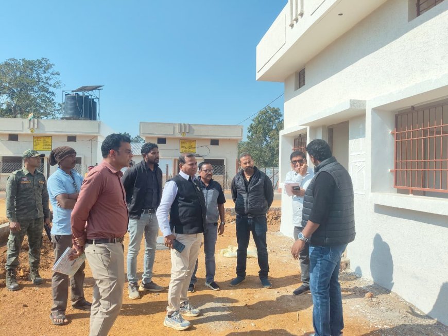 धान खरीदी केंद्रों एवं मसानडबरा जनमन कॉलोनी का निरीक्षण, व्यवस्थाओं का लिया गया जायजा