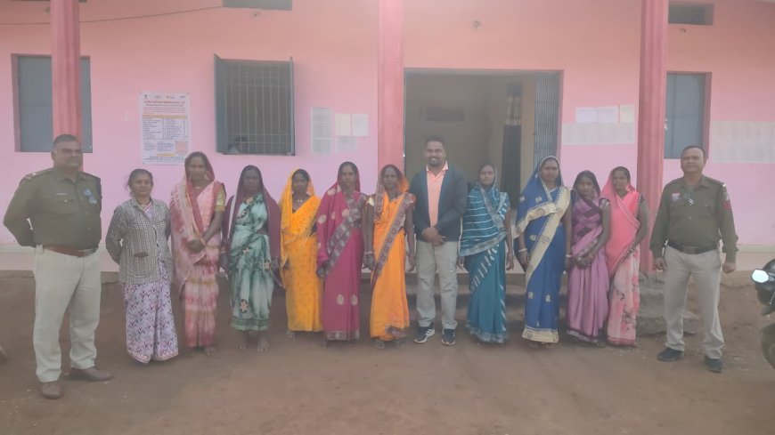 जामुल थाना द्वारा महिला कमांडो का गठन, खेदामारा में महिलाओं को मिला आत्मबल, 10 माह से राशि नहीं मिलने पर सरपंच नाराज़