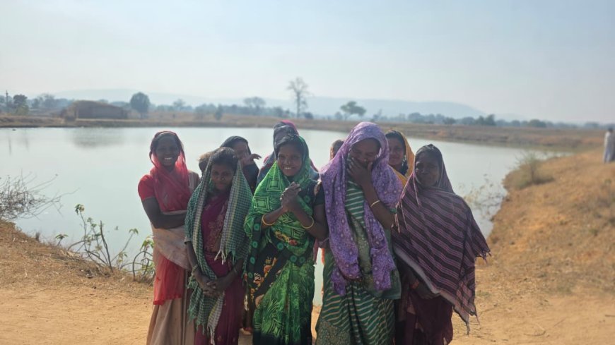 अमृत सरोवर योजना से जल संरक्षण के साथ ग्रामीण महिलाओं को मिला रोजगार का नया अवसर
