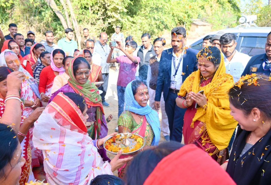गांव–बस्ती चलो अभियान के तहत मंत्री लक्ष्मी राजवाड़े पहुँचीं महावीरपुर व संजय नगर, ग्रामीणों से किया सीधा संवाद