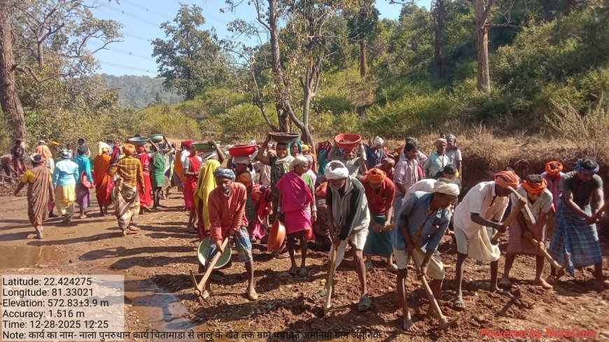 महात्मा गांधी नरेगा योजना के क्रियान्वयन में कबीरधाम जिला फिर अग्रणी, रोजगार सृजन में बना प्रदेश का सिरमौर