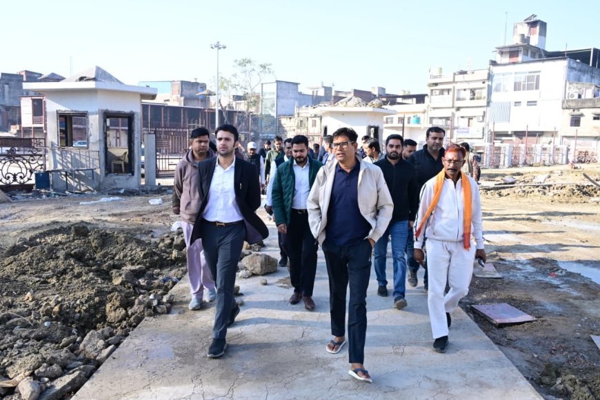 वित्त मंत्री ओपी चौधरी ने रायगढ़ की विकास परियोजनाओं का किया निरीक्षण, एक वर्ष में बदलेगी शहर की तस्वीर