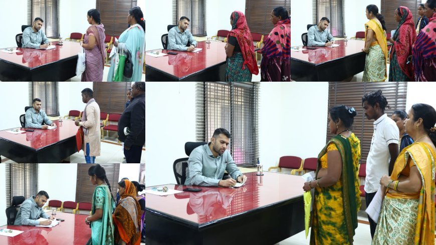 कलेक्टर ने जनदर्शन में सुनी नागरिकों की समस्याएं, शिक्षा-स्वास्थ्य सहित कई प्रकरणों के त्वरित निराकरण के निर्देश