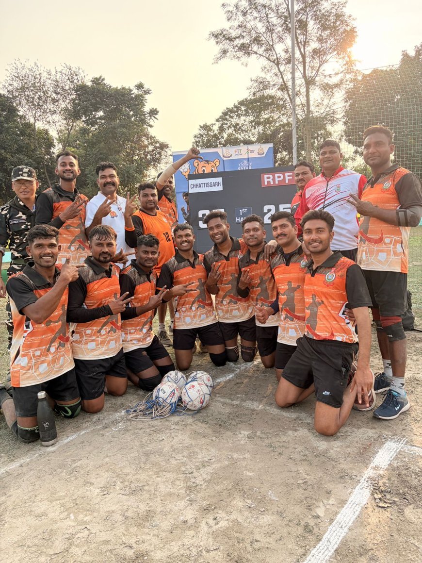 नक्सल प्रभावित क्षेत्र के युवा राजकुमार कचलाम का राष्ट्रीय हैंडबॉल प्रतियोगिता में चयन, जिले में खुशी की लहर