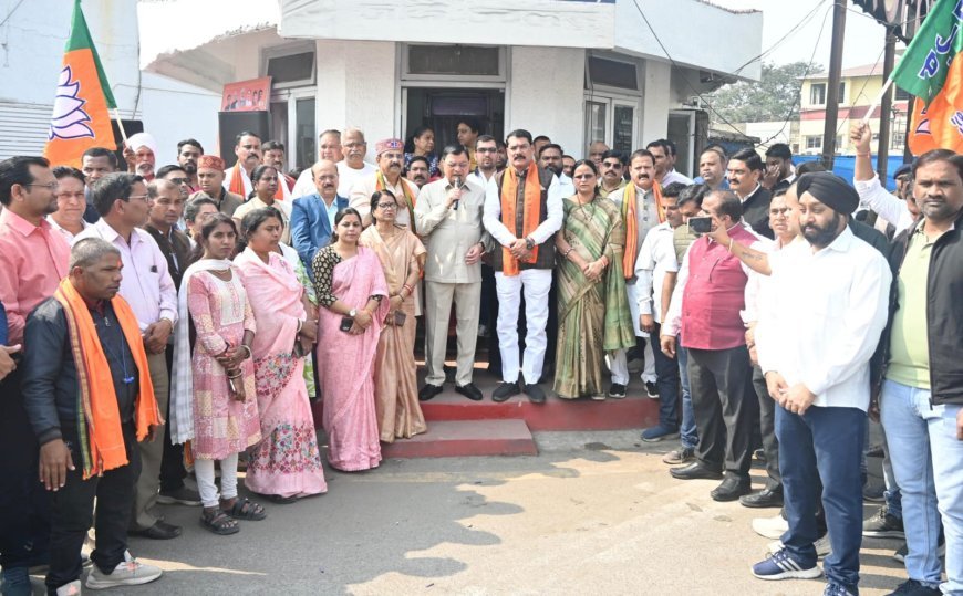 नितिन नवीन के भाजपा राष्ट्रीय अध्यक्ष बनने पर कोरबा में ऐतिहासिक जश्न, ढोल-नगाड़ों संग मना उत्सव