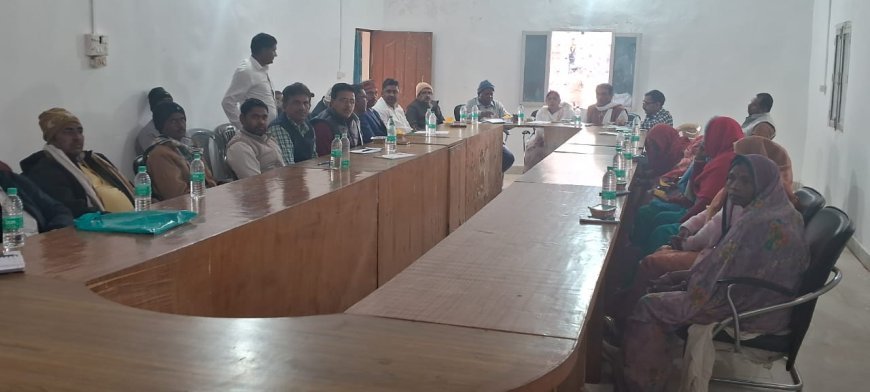 चितरंगी जनपद की समन्वय बैठक संपन्न, शिक्षा और पेयजल कार्यों की समीक्षा