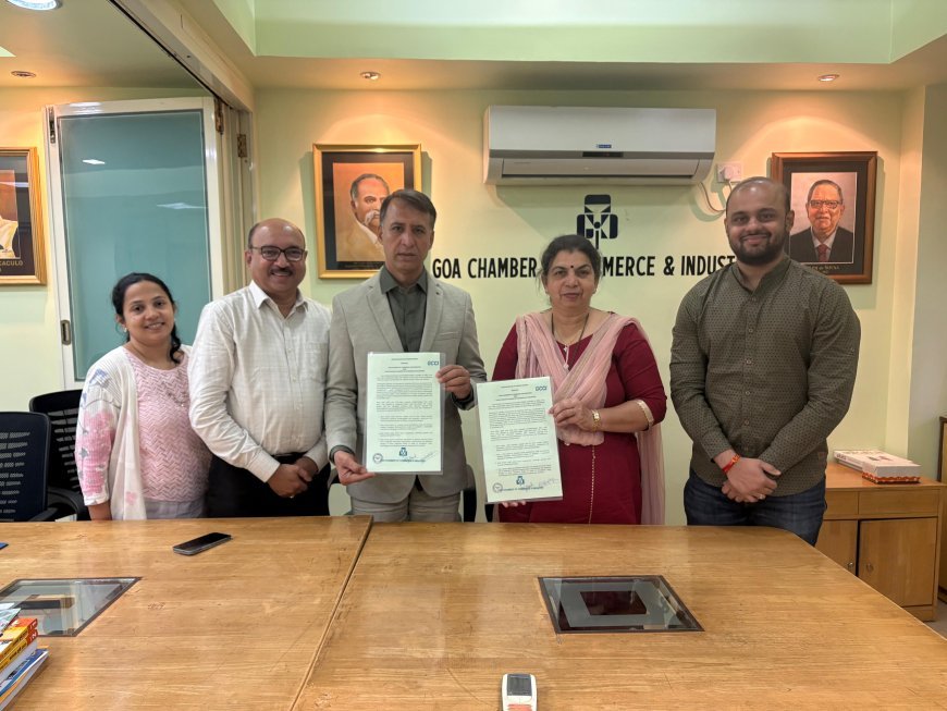 छत्तीसगढ़-गोवा चैंबर का ऐतिहासिक MoU, व्यापार और निवेश के नए अवसर खुले