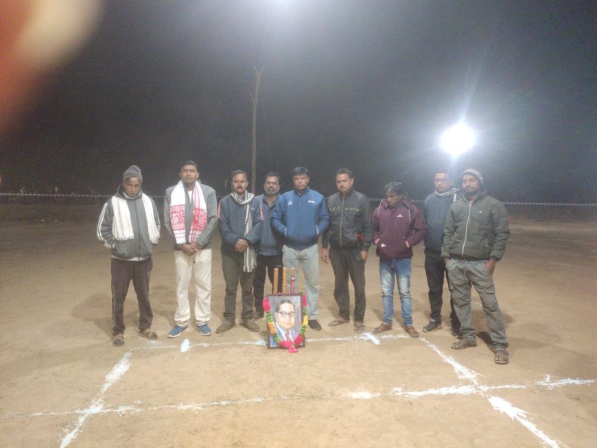 रात्रिकालीन क्रिकेट टूर्नामेंट की जोरदार शुरुआत, मुरनार टीम ने रोमांचक सुपर ओवर में दर्ज की जीत