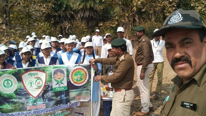 छपारा में अनुभूति कार्यक्रम: छात्रों ने बढ़-चढ़कर भाग लिया, जंगल संरक्षण का संदेश फैलाया