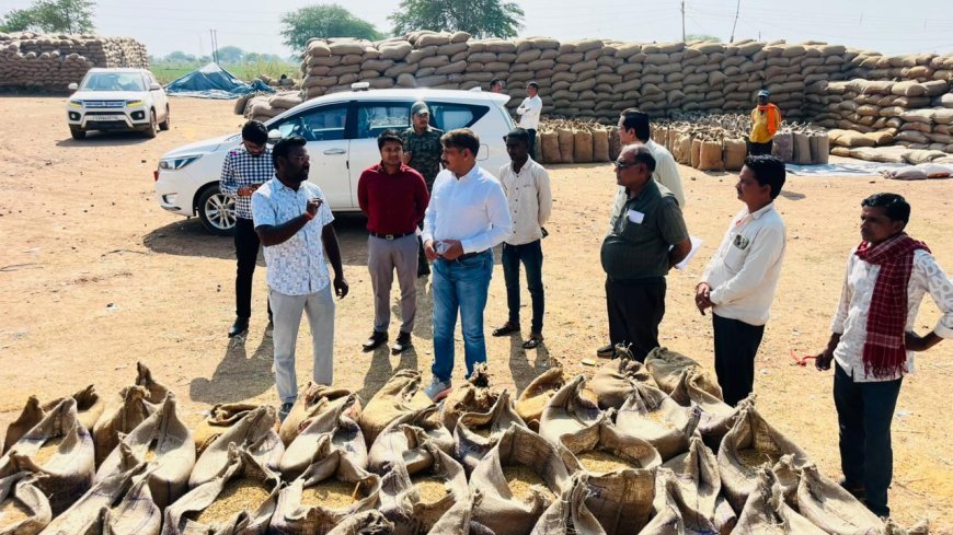 कलेक्टर गोपाल वर्मा ने दशरंगपुर धान खरीदी केन्द्र का निरीक्षण किया, जिले के सभी पात्र किसानों का धान खरीदा जाएगा