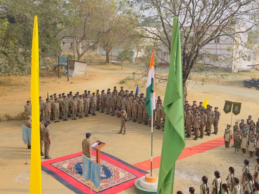 212 बटालियन सीआरपीएफ ने एटापाका में ‘वंदे मातरम’ की 150वीं वर्षगांठ धूमधाम से मनाई