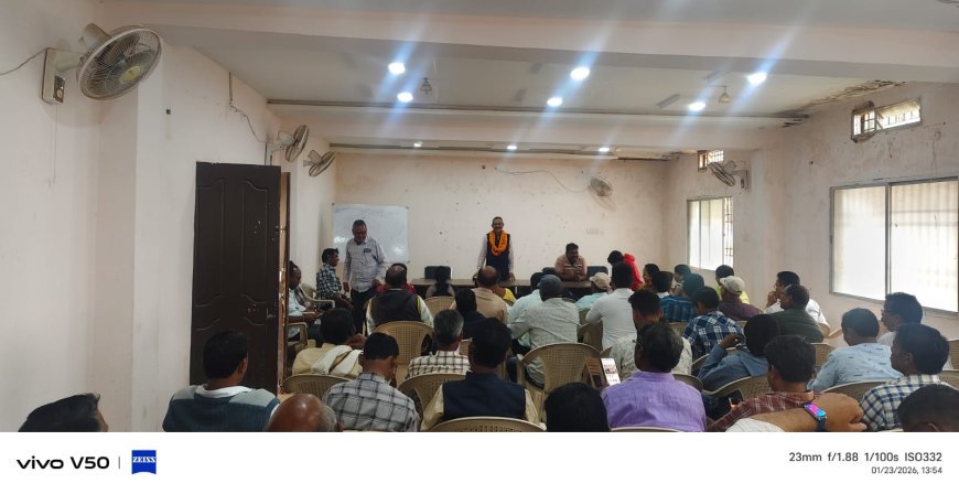 जनपद सरायपाली ब्लॉक सचिव संघ के अध्यक्ष निर्विरोध बने बृजमोहन साहू, सचिवों में हर्ष