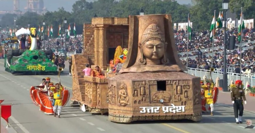 कर्तव्य पथ पर UP का जलवा: कालिंजर के 'एकमुखी शिवलिंग' और एक्सप्रेसवे की झांकी ने मोहा मन, CM योगी ने बताया 'सनातन का जयघोष'