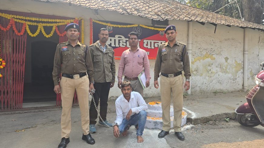 चाकू दिखाकर स्कूल छात्रा का अपहरण व छेड़छाड़, रायगढ़ पुलिस की त्वरित कार्रवाई में आरोपी गिरफ्तार
