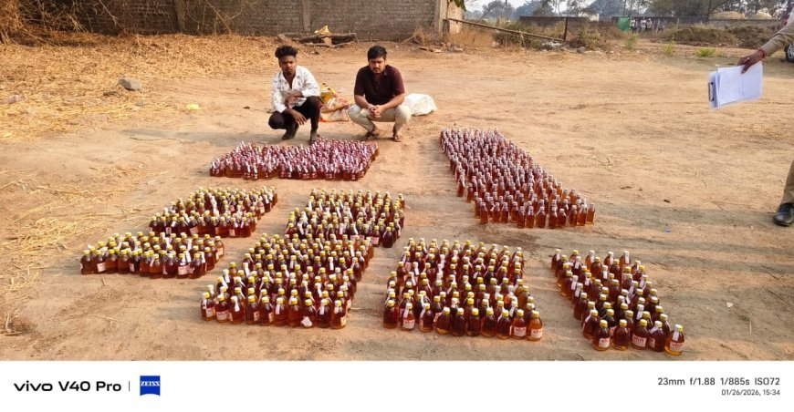रायपुर ग्रामीण पुलिस की बड़ी कार्रवाई, 1008 पौवा अवैध शराब के साथ तीन आरोपी गिरफ्तार