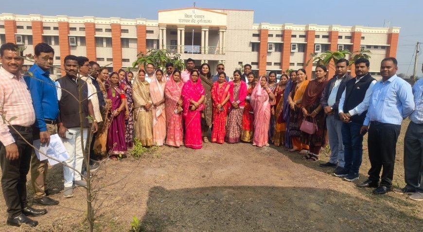 जिला पंचायत बालोद के सदस्य एक्सपोजर विजिट हेतु महाराष्ट्र के लिए रवाना, 5 दिवसीय अध्ययन भ्रमण कार्यक्रम शुरू