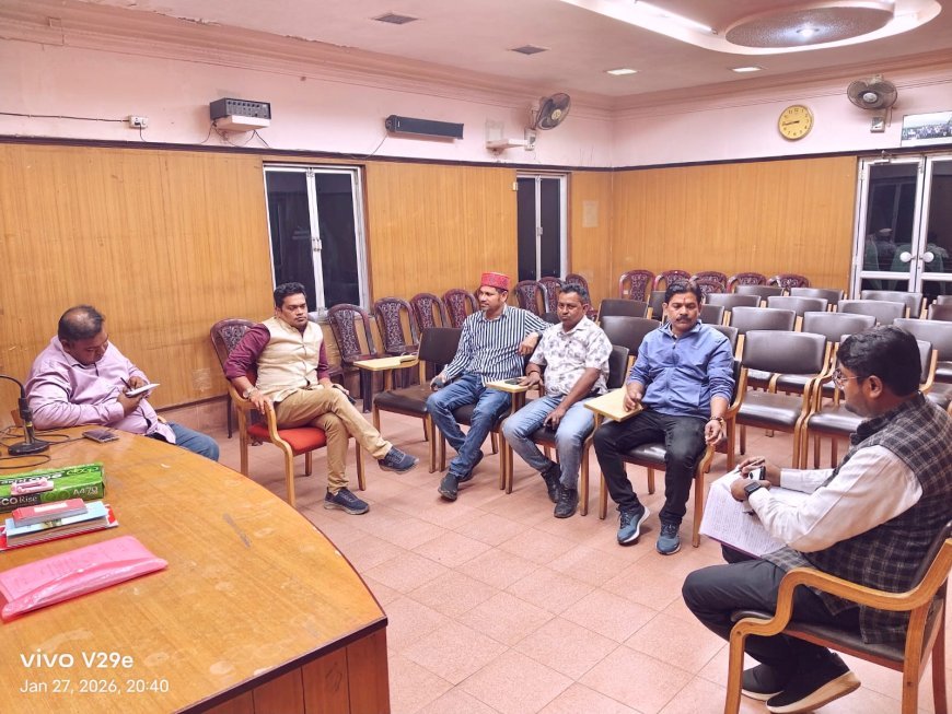 प्रेस क्लब रायपुर की कार्यकारिणी की दूसरी बैठक संपन्न, 1 फरवरी से होगा स्व. कुलदीप निगम इंटर प्रेस क्रिकेट टूर्नामेंट