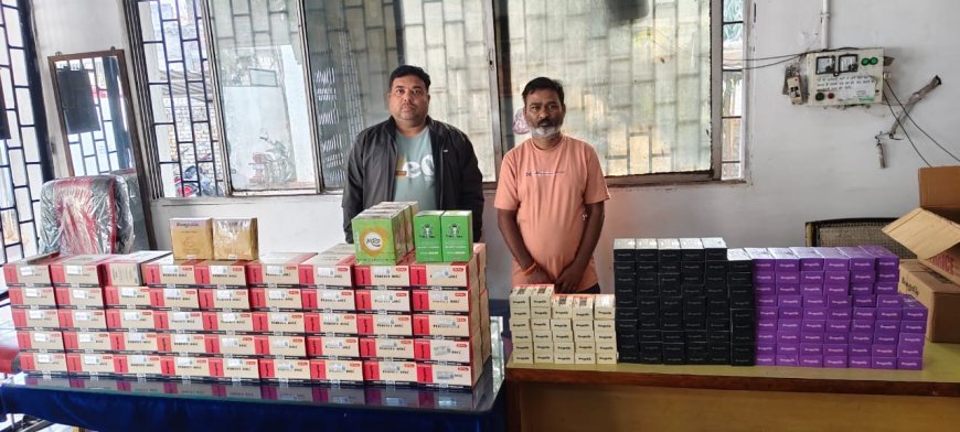 रायपुर पुलिस ने गोगो पेपर और हुक्का सामग्री के अवैध नेटवर्क का भंडाफोड़ किया