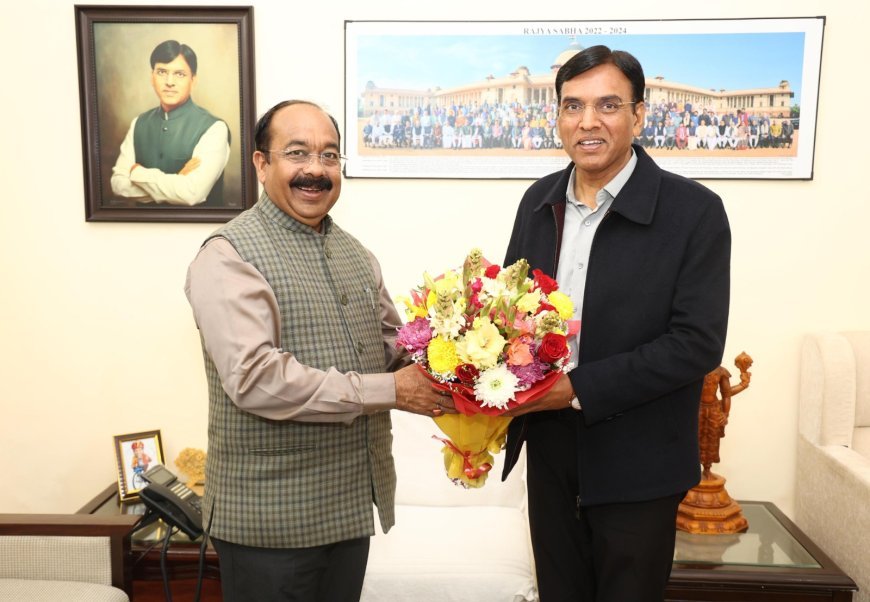 उप मुख्यमंत्री अरुण साव ने केंद्रीय खेल मंत्री से की मुलाकात, छत्तीसगढ़ में खेल अधोसंरचना विस्तार का रखा प्रस्ताव