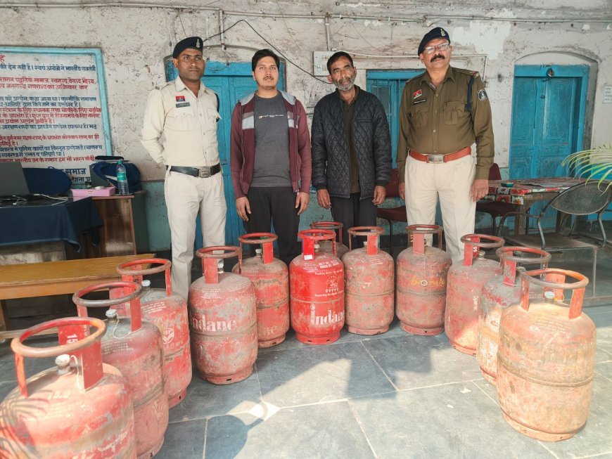 आरंग पुलिस की बड़ी कार्रवाई: गैस सिलेंडर चोर गिरफ्तार, 24 घंटे में सुलझा मामला